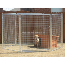 Großer geschweißter Hund-Zwinger / Hundekäfige für Verkauf / Rost geschützter verzinkter Stahlhundekäfig Großer preiswerter Hundekäfig